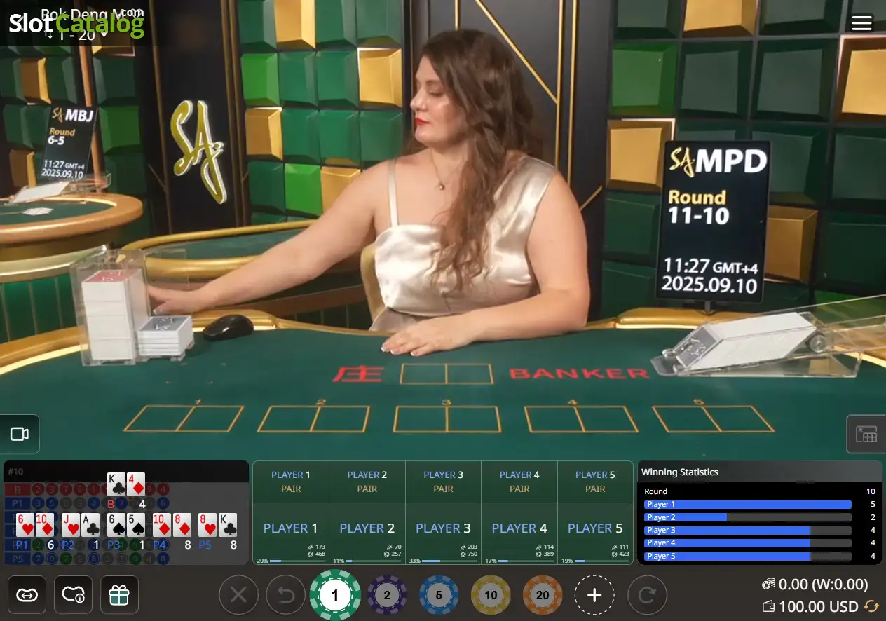 Casino SH ป๊อกเด้ง โต๊ะไพ่สดเอเชีย