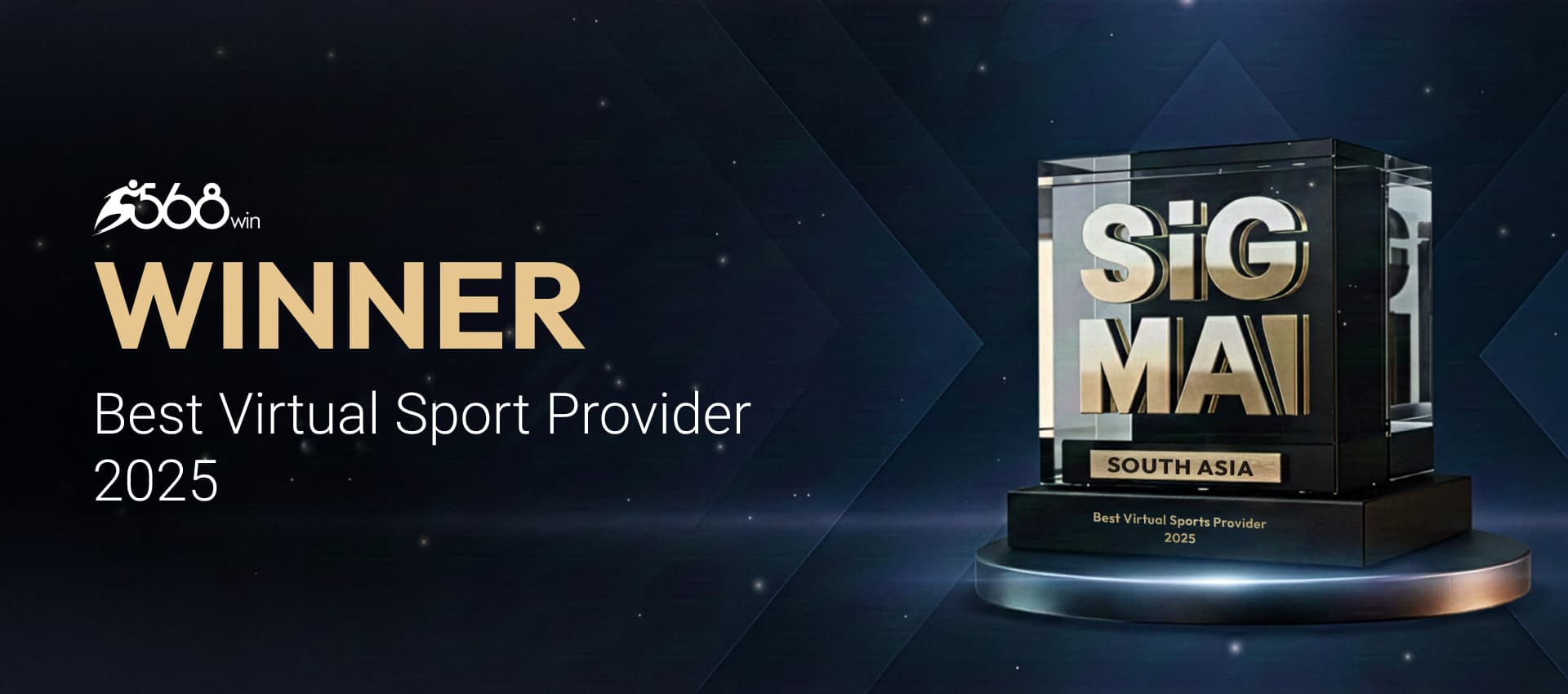 SBOBET SiGMA Best Virtual Sport Provider award banner